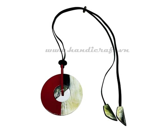 Horn & Lacquer Pendant