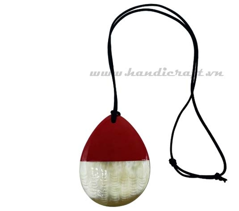 Horn & Lacquer Pendant