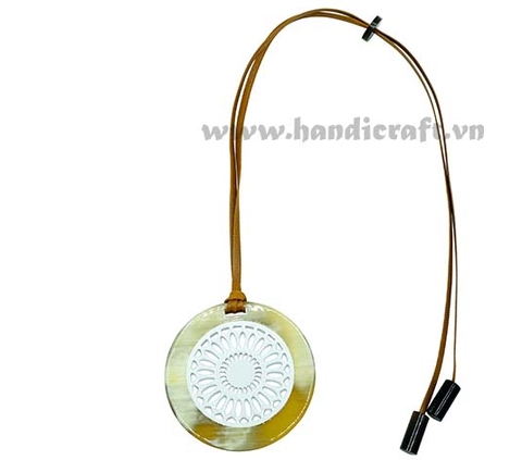 Horn & Lacquer Pendant