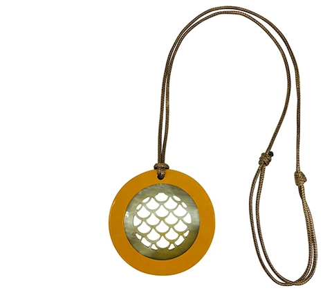 Horn & Lacquer Pendant