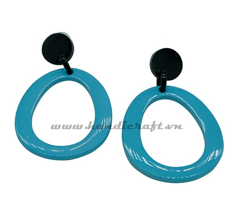 Horn & Lacquer earrings