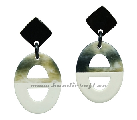 Horn & Lacquer earrings