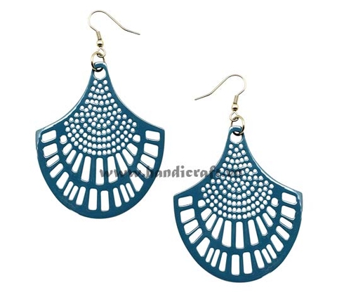 Horn & lacquer earrings