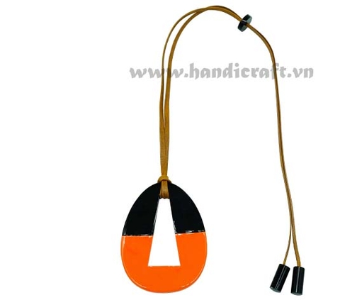 Horn & Lacquer Pendant