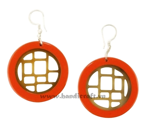 Horn & Lacquer earrings