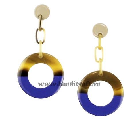 Horn & Lacquer earrings
