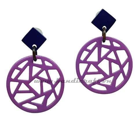 Horn & Lacquer earrings