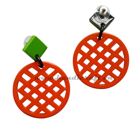 Horn & Lacquer earrings