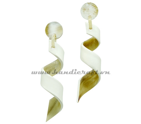Horn & Lacquer earrings
