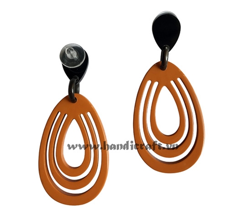 Horn & Lacquer earrings