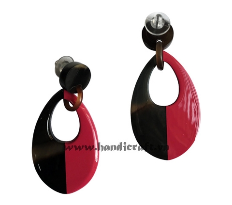 Horn & Lacquer earrings