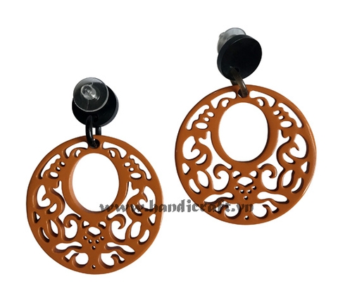 Horn & Lacquer earrings