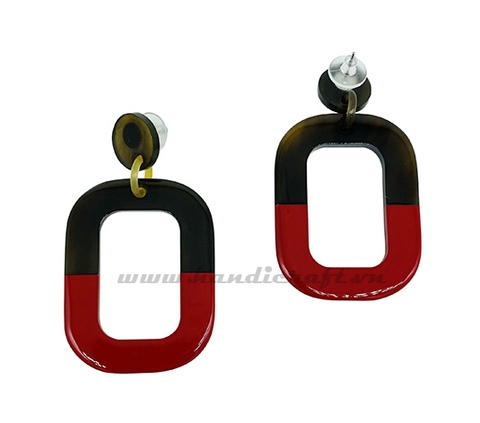 Horn & Lacquer earrings