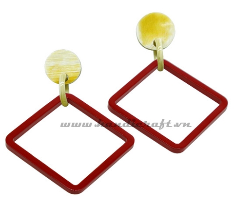Horn & Lacquer Earrings