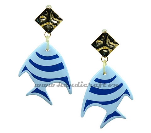 Horn & Lacquer Earrings