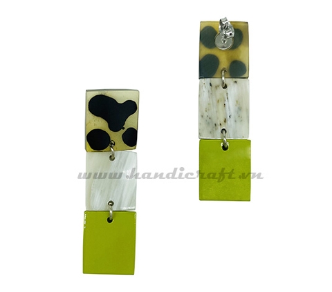 Horn & Lacquer Earrings