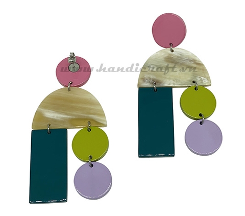 Horn & Lacquer Earrings
