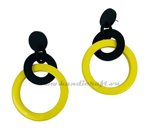 Horn & Lacquer Earrings