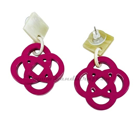 Horn & Lacquer Earrings