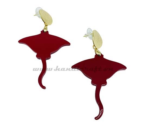 Horn & Lacquer Earrings
