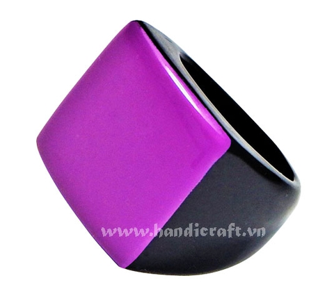 Horn & lacquer ring