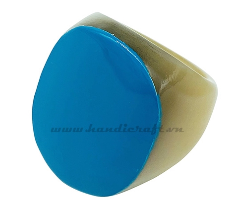 Horn & lacquer ring