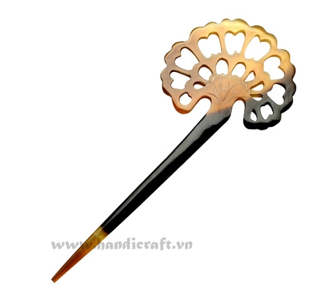 Horn hair pin