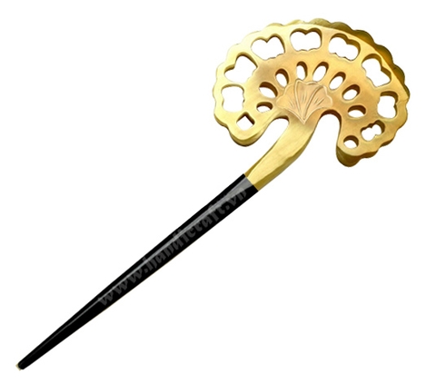 Horn hair pin