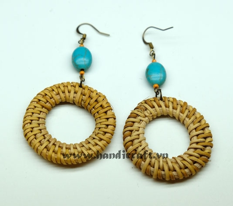 Rattan Earrings