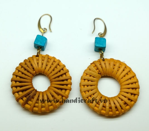 Rattan Earrings