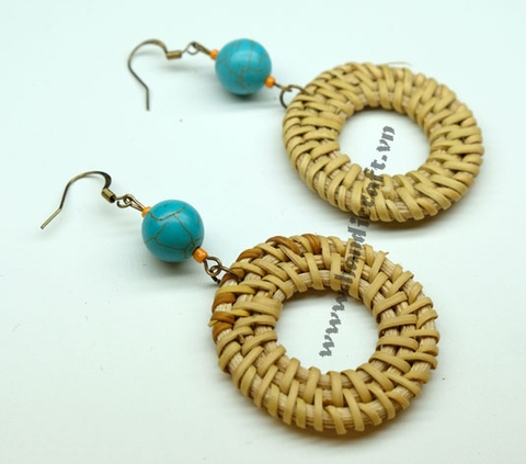 Rattan Earrings