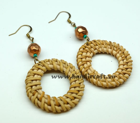 Rattan Earrings