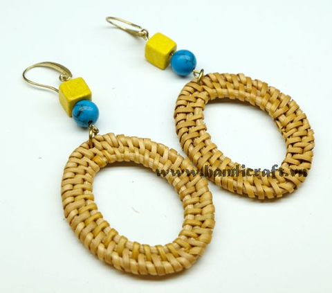 Rattan Earrings