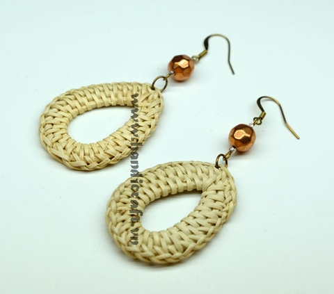 Rattan Earrings