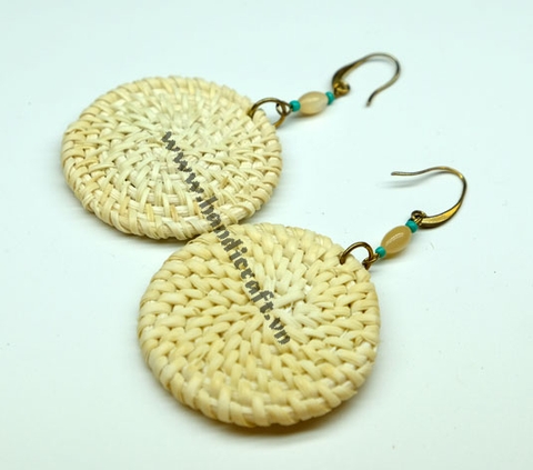 Natural Rattan Earrings