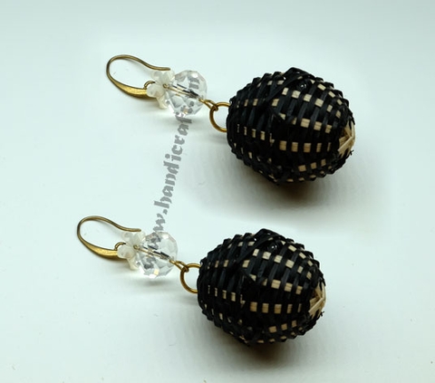 Natural Rattan Earrings