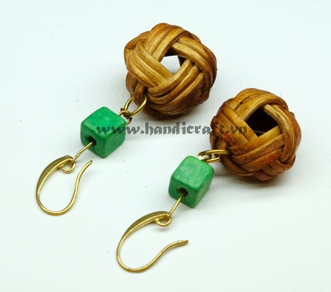 Rattan Earrings