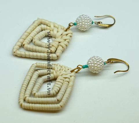 Rattan Earrings