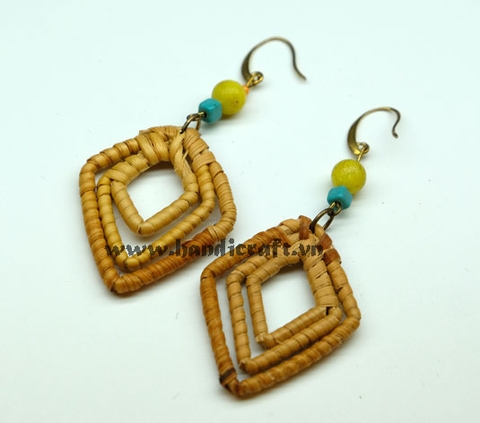 Rattan Earrings