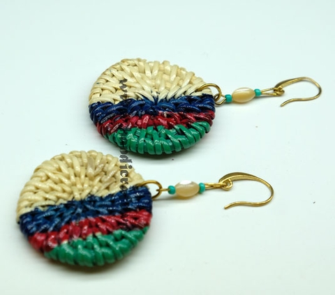 Rattan Earrings