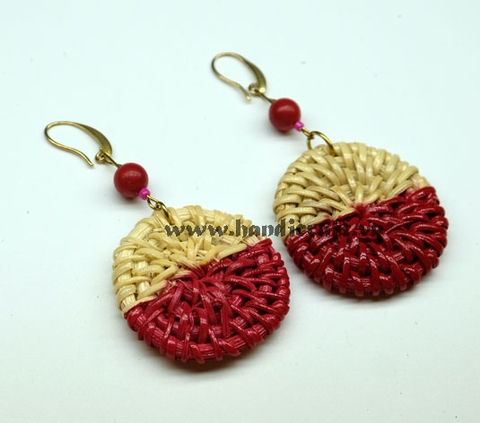 Rattan Earrings