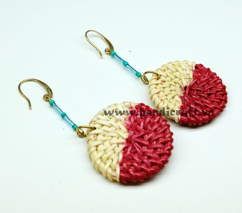 Rattan Earrings