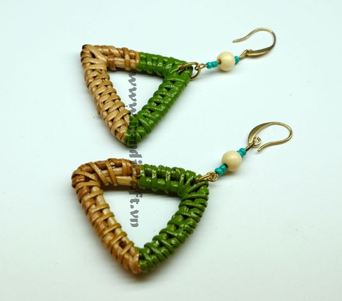 Rattan Earrings