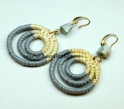 Rattan Earrings