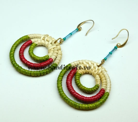 Rattan Earrings