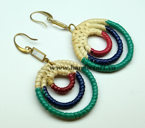 Rattan Earrings