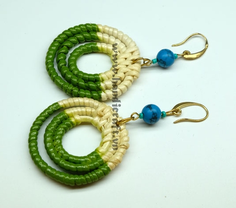 Natural Rattan Earrings