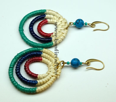 Natural Rattan Earrings