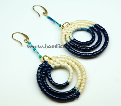 Rattan Earrings