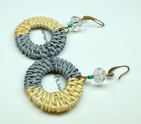 Rattan Earrings